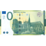 0 Euro biljet Notre-Dame Paris